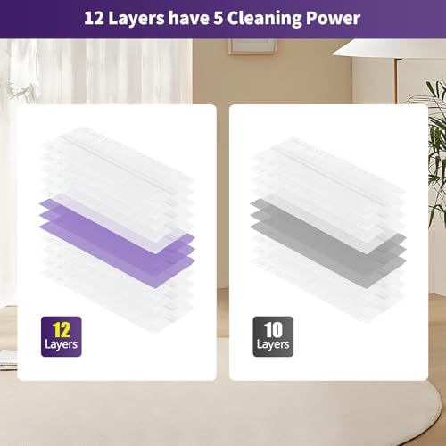 BYOFI 16 Pack PowerMop Replacement Mopping Pads