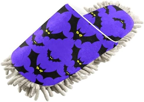 Burbuja Cartoon Bats Mop Slippers for Home Cleaning