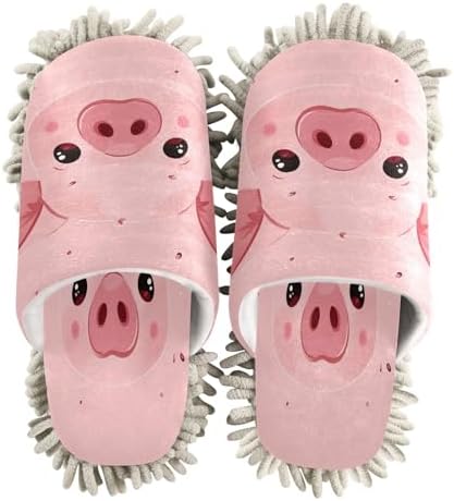 Zhirexin Cute Pig Cleaning Slippers