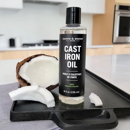 Caron Doucet Cast Iron Oil - 8oz Plant-Based Food Grade