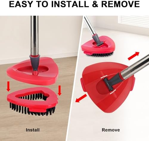 Sgizoku Spin Mop Head Refill Replacement Pads