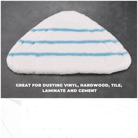 Vamarads Steam Mop Replacement Pads - Triangle Microfiber Mop Head