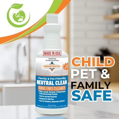Groutastic Neutral Clean - 1 Quart Tile Grout Stone Cleaner