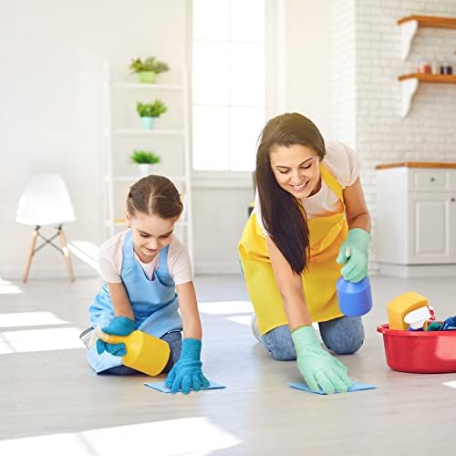 Potchen 6 pcs Microfiber Dusting Mitt Gloves for Cleaning Car and Home