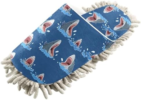 Burbuja Cartoon Sharks Cleaning Mop Slippers