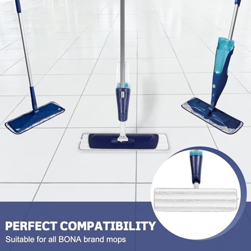 3 Pack Microfiber Mop Pads for Bona 18 Inch Mop