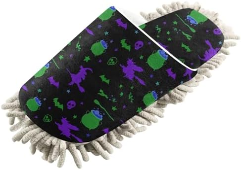 Burbuja Halloween Witches Cleaning Slippers for Women Men