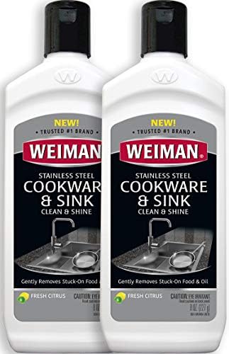 Weiman Stainless Steel Cleaner Polish 2 Pack