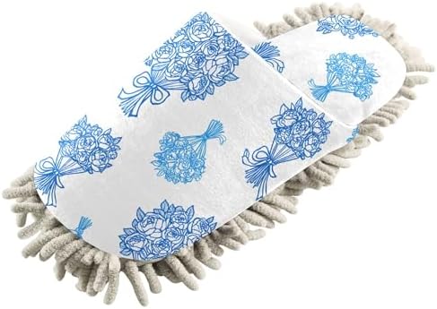 Burbuja Mop Slippers with Microfiber Sole for Home Cleaning 1