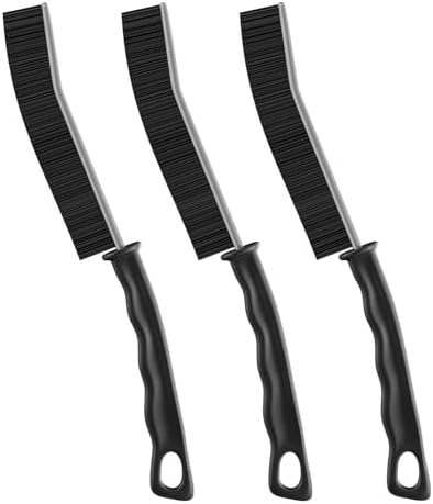 3 Pack Hard Bristle Crevice Cleaning Brush - Home and Car Use