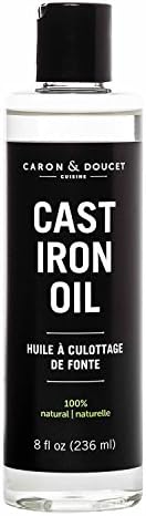 Caron Doucet Cast Iron Oil - 8oz Plant-Based Food Grade