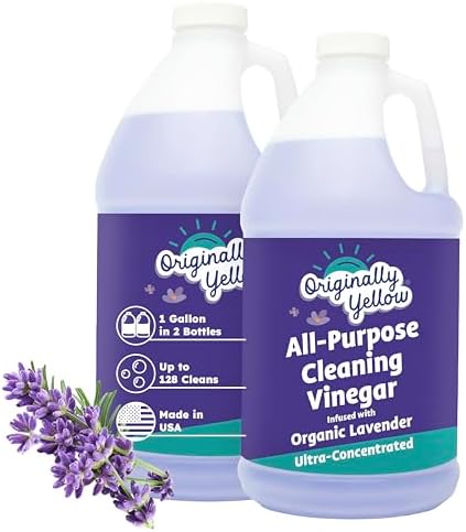 Originally Yellow Lavender Vinegar Cleaner 128 Oz