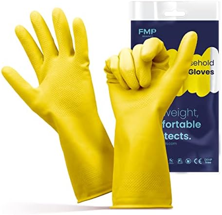 FMP Brands 361260 Pairs Non-Slip Rubber Gloves