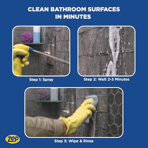 Zep Foaming Tub Tile Cleaner - 32 oz Case of 4