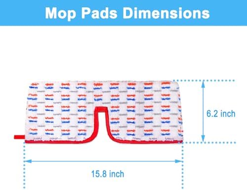 8 Pack Promist Max Mop Pads for O-Cedar Replacement
