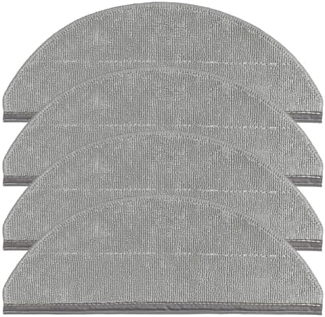 Microfiber Mop Cloths Replacement for Roborock Q10 Series and Q8 Models 4-Pack