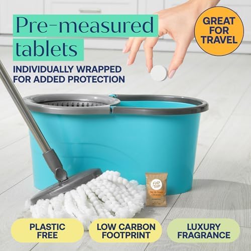 Fab Tab Eco-Friendly Hard Floor Cleaner Tablets - 12 Pack