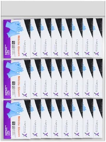 Lightning X Products Blue Nitrile Gloves Large 100 Gloves