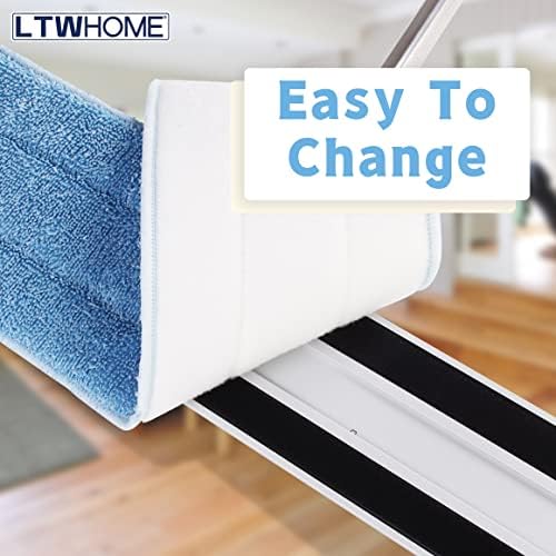 LTWHOME 24 Microfiber Mop Refill Pads - Pack of 6