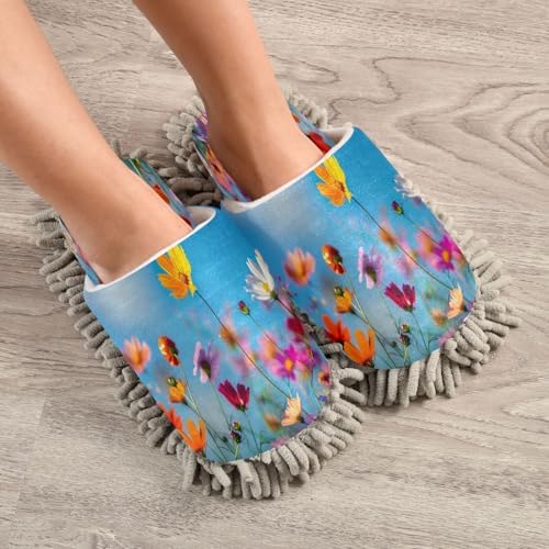 Zhirexin Microfiber Mop Slippers for House Cleaning