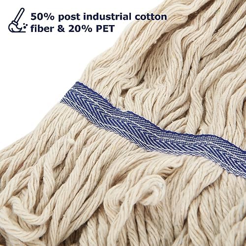 ZOFORTY 6Pcs Loop-End Mop Head Refills