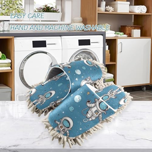 Zhirexin Microfiber Mop Slippers for Men Women 1