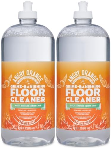 ANGRY ORANGE Spray and Go Floor Cleaner - Citrus Mint 2 Pack