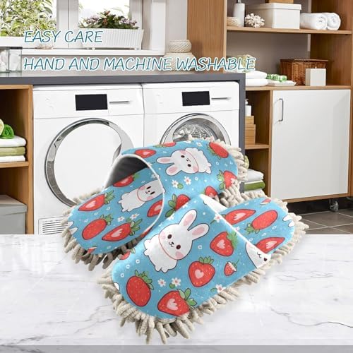 Soft Mopping Slippers for Home Cleaning Washable and Reusable