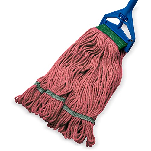 Sparta Flo-Pac Cotton Mop Head Loop-Ended 5 Green Band Medium 1