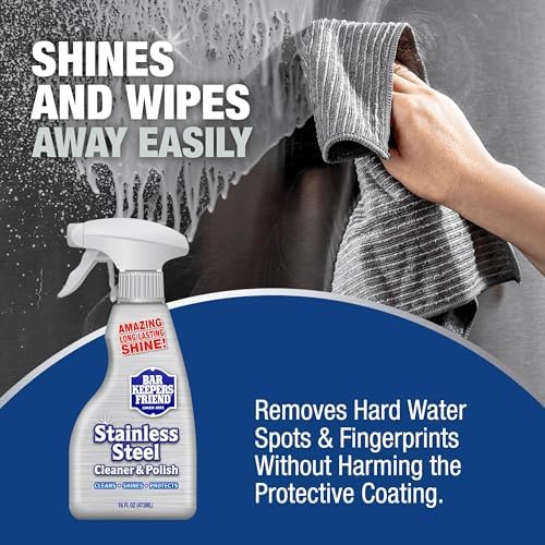 Bar Keepers Friend Stainless Steel Cleaner Polish 2 x 16 oz