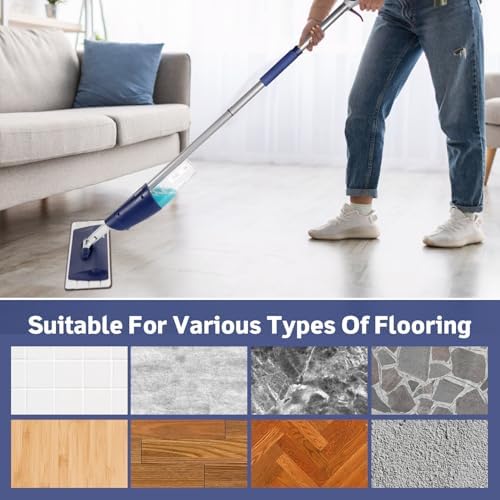 3 Pack Microfiber Mop Pads for Bona 18 Inch Mop