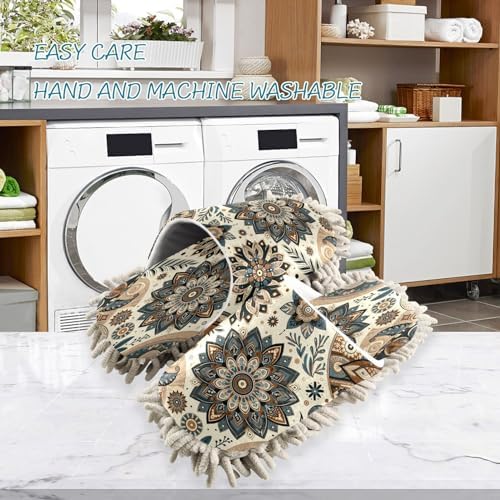 Zhirexin Mandala Pattern Cleaning Slippers 1