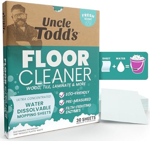 Uncle Todds Ultra Concentrated Floor Cleaner Sheets 1