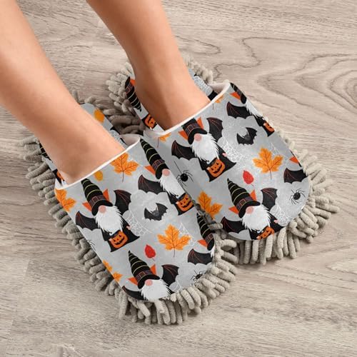 Burbuja Mop Slippers for Women Men Absorbent Microfiber Dust Mop Shoes Washable 5-8