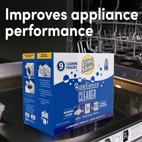 Lemi Shine Appliance Cleaner Deodorizer - 9 Pouches