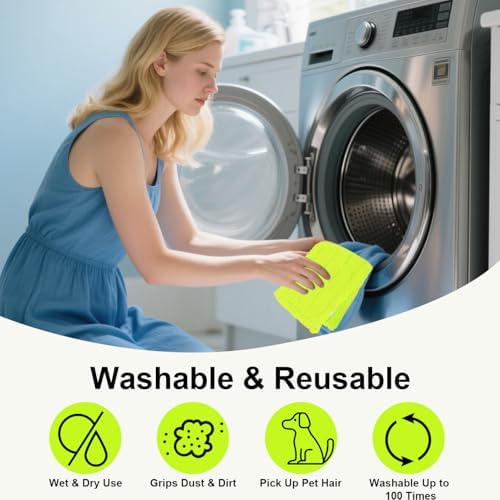 8 Pack Microfiber Mop Pads for 3M Scotch-Brite M-005 Replacements