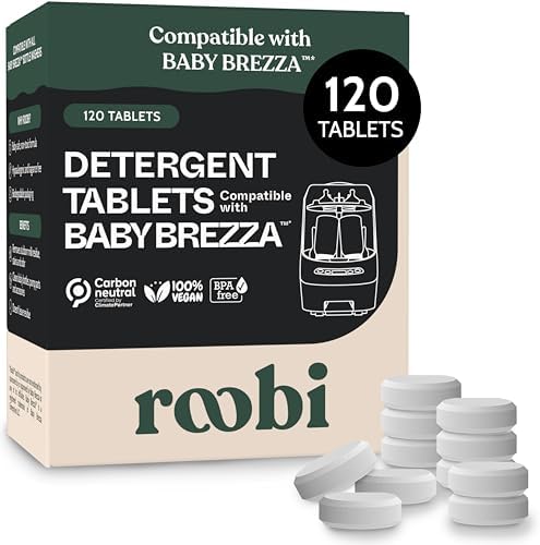 Roobi Detergent Tablets for Baby Brezza Bottle Washer Pro 1