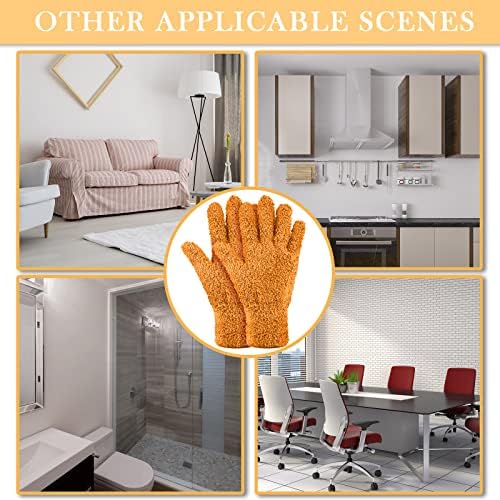 Bencailor 6 Pair Microfiber Dusting Gloves