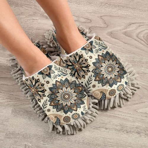 Zhirexin Mandala Pattern Cleaning Slippers 1