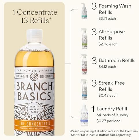Branch Basics Concentrate Refill - Stain Remover All-Purpose Cleaner 338 oz