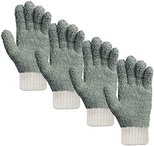 MIG4U Microfiber Dusting Gloves 2 Pairs
