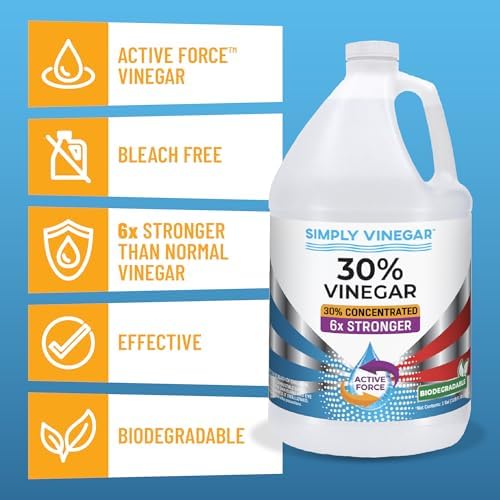 Active Force 30 Vinegar 128 oz for Cleaning