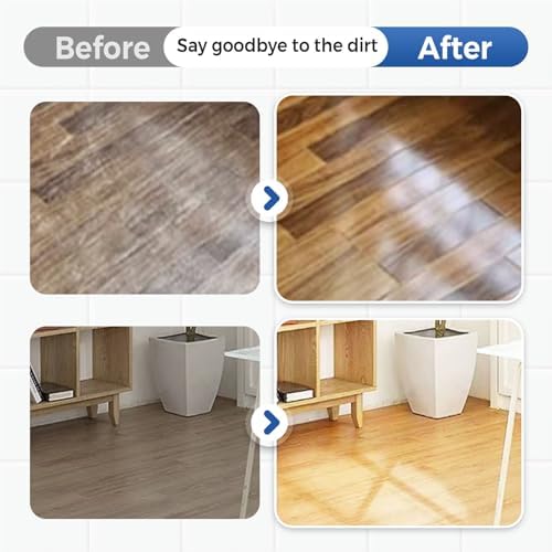 SENOY Flat Mop with Reusable Microfiber Pads