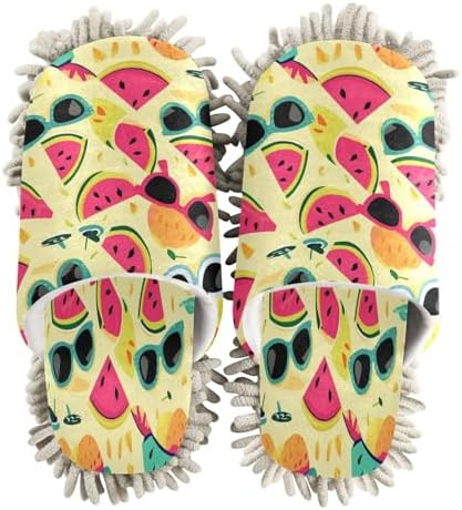 Bulletgxll Cute Watermelon Cleaning Slippers