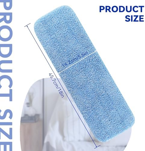 BeiLan Replacement Microfiber Mop Pads 18 Inch 10 Pack