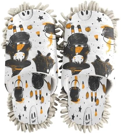Zhirexin Halloween Flying Witch Cleaning Slippers 1