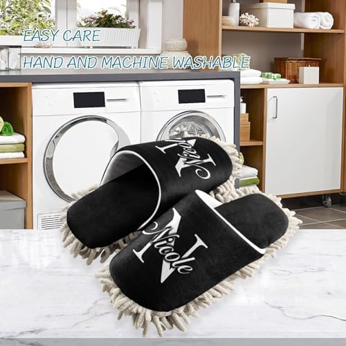 Custom Mop Slippers for Floor Cleaning Comfortable Microfiber Mop Slippers