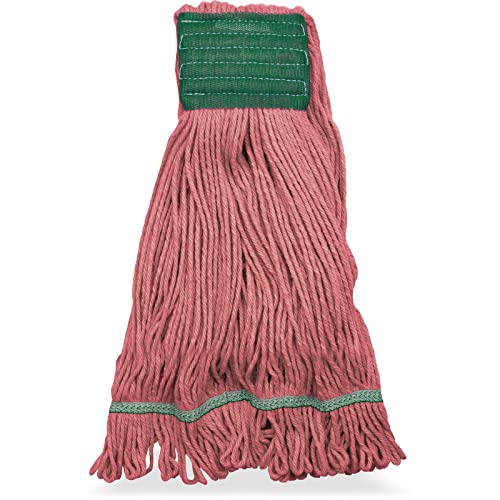 Sparta Flo-Pac Cotton Mop Head Loop-Ended 5 Green Band Medium 1