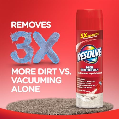 Resolve High Traffic Carpet Foam Cleaner 22 oz Can 1