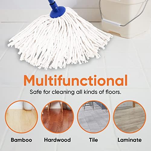 Superio Cotton Mop Head Refill - 10 Strings